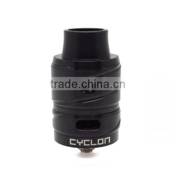 2016 rda Fumytech Cyclon RDA Atomizer fit exclusive prebuilt twisted wires with 510 drip tip