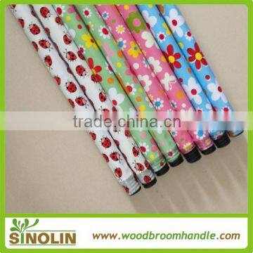 high quality metal handle with pvc cover for broom