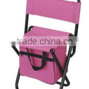 Portable folding garden stool with storage bag