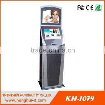 Standalone Dual Screen Kiosk / Self Payment Kiosk / Kiosk Payment Machine