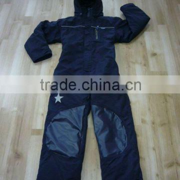 Children's Padding Navy Colour Hoodie Overall