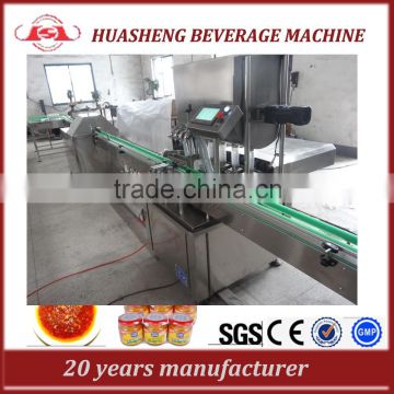 Zhangjiagang Huasheng customized, tailor designed ZS-6 1000BPH glass Jar filling machine