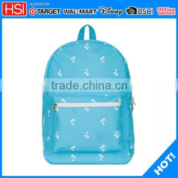 600D blue wholesale new products backpack for school