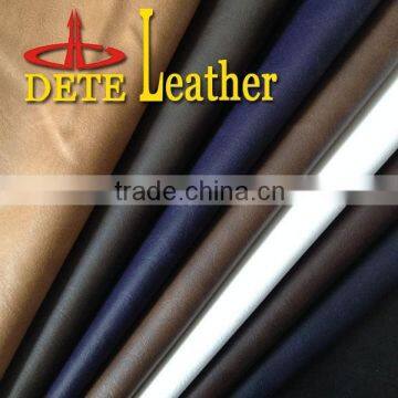 shoe making embossed PU synthetic leather shoe textile and leather products