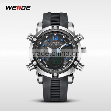 Weide digital type quartz multifunctional wristwatches stainless steel back water resistant watch