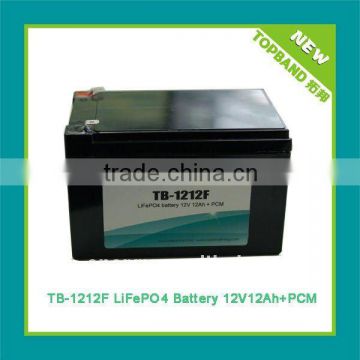 New rechargeable 12V 12Ah Motor Start Battery Pack Manufacturer with BMS+ALS Case