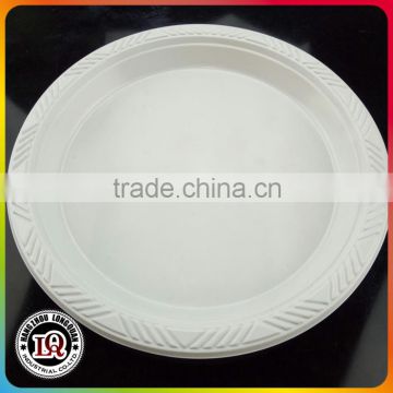 White Cheap Disposable Plastic Pizza Plate                        
                                                Quality Choice