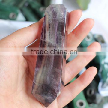 Polished Fluorite Crystal Hand Pipe Smoking Pipes