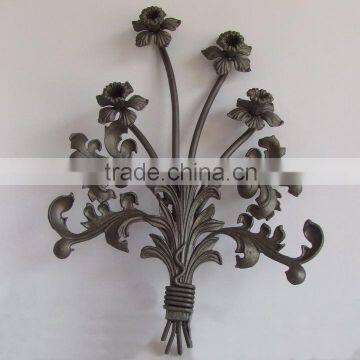 cast iron flowers decoration for fence and gate iron flowers