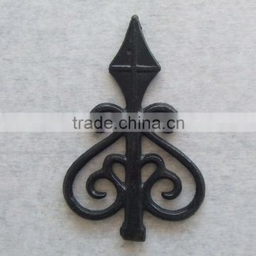 iron fence and gate decoration forged parts wrought iron components