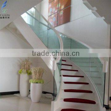 Decorative Stairs Glass Curved Stairs Decorate Glass Stair