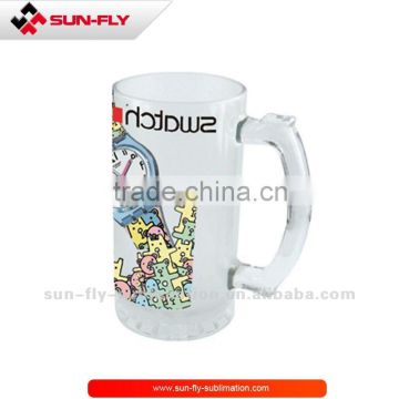 Sublimation glass beer mug 16oz (SFS-MG24)