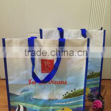 China manufacturers professional customized recyclable Laminated PP Woven Bag low price woven pp bag