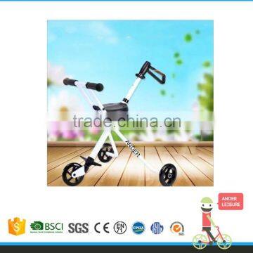 Easy carrier folding three smart PU wheel mini bicycle for sale