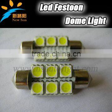 C5W Auto led festoon dome light 36mm 6SMD 5050 LED light/ car door light/ license plate light for all cars