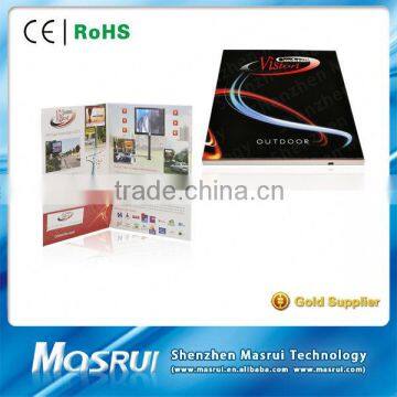 Customized Printing 3.5 inch Video Brochure Craft / Digital Business Card as good Marketing Tool