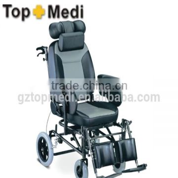 Luxury Reclining Cerebral Palsy Wheelchair for Adult/Silla de ruedas para los adultos de paralisis cerebral