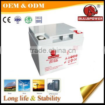 factory price high quality 12v 45ah 48v 12v 44ah lead acid battery