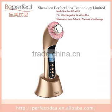 Home skin care face massager ultrasonic beauty machine Deep Cleansing