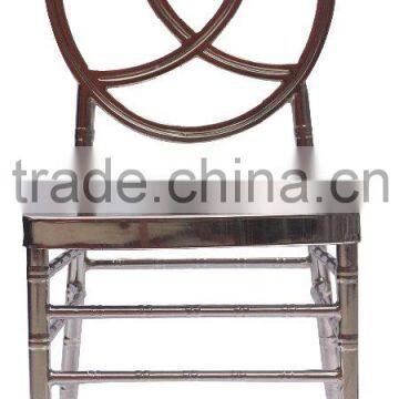 good quality AluminumElegant Strong & Stackable White Silver Gold Phoenix Chair,thickness:2.0mm aluminum