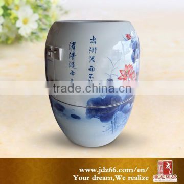 Factory directly sale excellent quality blue and white porcelain health and beauty ceramic product for hot sale
