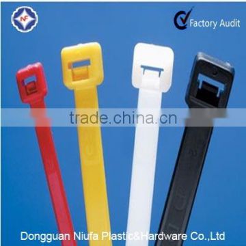 Red flexible cable ties/customized zip clips/self-locking