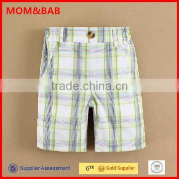 Brand mom and bab Newest Fashion Summer Lattic Baby Cotton Shorts from China Facotry Directly