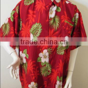 mens shirt pocket style custom printed hawaiian shirt 3D printing