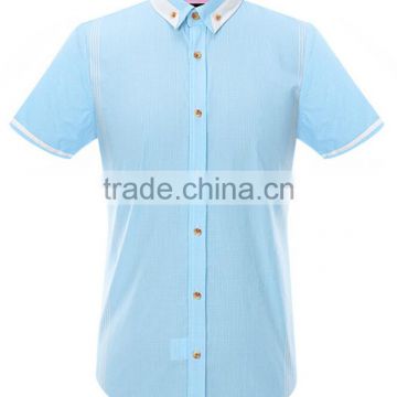 New stylish design short sleeves men shirts