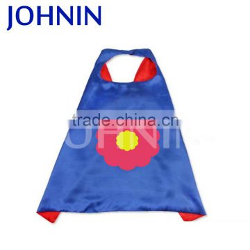 wholesale new fashion high quality polyester stain Childs super hero capes and masks