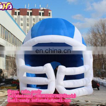 New design inflatable football helmet tunnel for advertising / promotion C-190