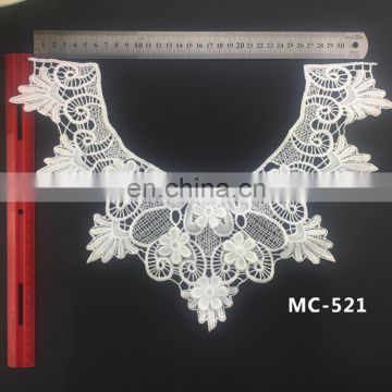 White Crochet 3D Flower Collar Neck Lace