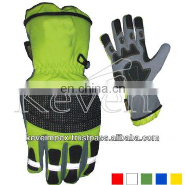 Top quality synthetic Leather custom made best mechanic gloves 2017