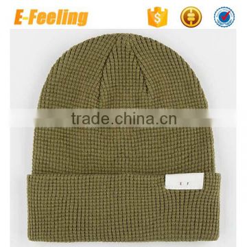 Wholesale Cuff Beanie Hat With Custom Label