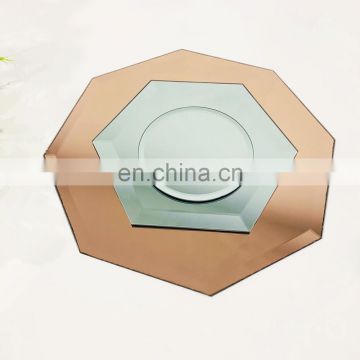 All Kinds Shape Glass Mirror Candle Holder Plates
