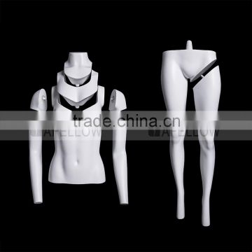 GH12s Fashion U-cut Design Ghost Mannequin for Photographer Store Window Disply Fiberglass Invisible Mannequin Removable Model