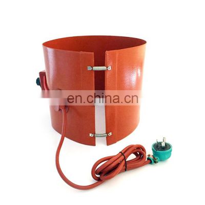 220v 800w 200x860mm insulated silicone rubber band drum heater for 20L/5 Gallon oil Biodiesel Plastic Metal Barrel