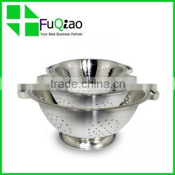 Cooking Tools food grade Colander with Stainless Steel commercial colander