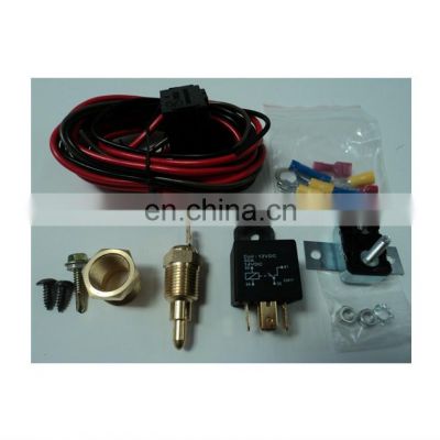 Complete Thermostat 50 Amp Relay Electric Fan Wiring Install Kit