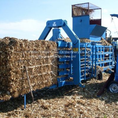 Hydraulic Straw Bale Press Machine/Hydraulic Hay Bale Press And Waste Plastic Packing Machine