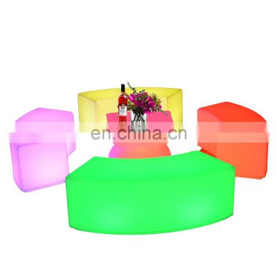 led tables and chairs for events light up nightclub illuminated led bar furniture cube seat chair table
