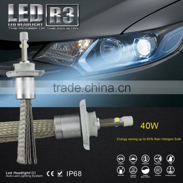 wholesale car accessories 40W 4800LM R3 Car LED HeadLight H4 H7 H11 9005 9006 H1 H3 H13 9004 9007 mazda headlight                        
                                                Quality Choice