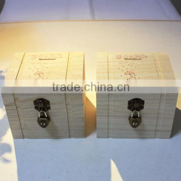 High Quality Wooden Money Serving Box