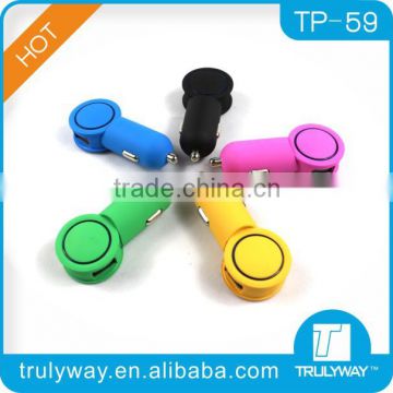 Colorful dual usb car Charger