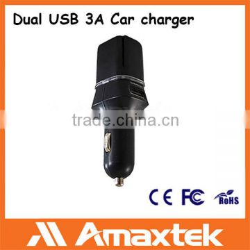 Mini Mobile OEM Available 2 Ports USB Anion Car Charger with Air purifier