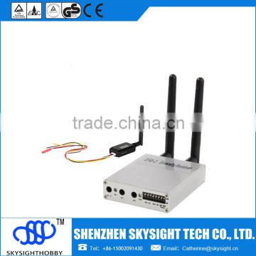 D58-2 32CH 5.8G AV FPV Diversity Receiver + SKY-N500 500mW 32Ch transmitter can connect with no bluescreen 7 " fpv monitor