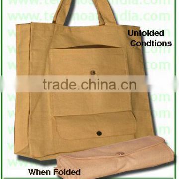 Foldable Cotton Shopper Bags