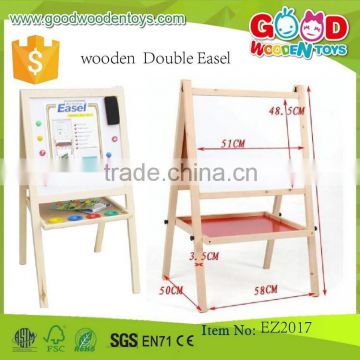 Natural Wooden Easel Erasable Wooden Board Professional Manufacture Wooden Double Easel