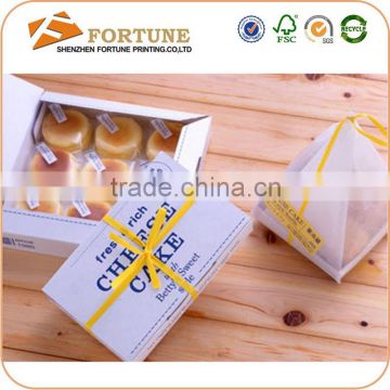 Take Away Paper Cake Box Packaging Cheap, Packaging Box For Donuts