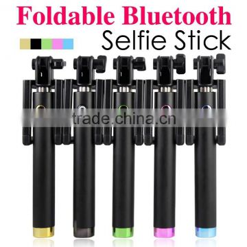 2015 NEW RELEASE Selfie Stick,Compact Foldable3-In-1 Self-portrait Monopod Extendable Wireless Bluetooth Selfie Stick